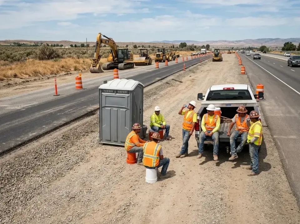 highway-road-construction-crew-007 — frequently asked questions, Porta Potty and Restroom Rentals in Bentonville, AR